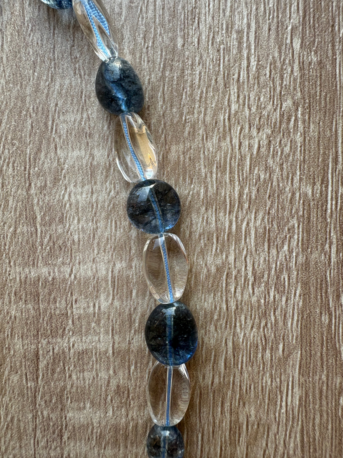 Collana quarzo rocca blu