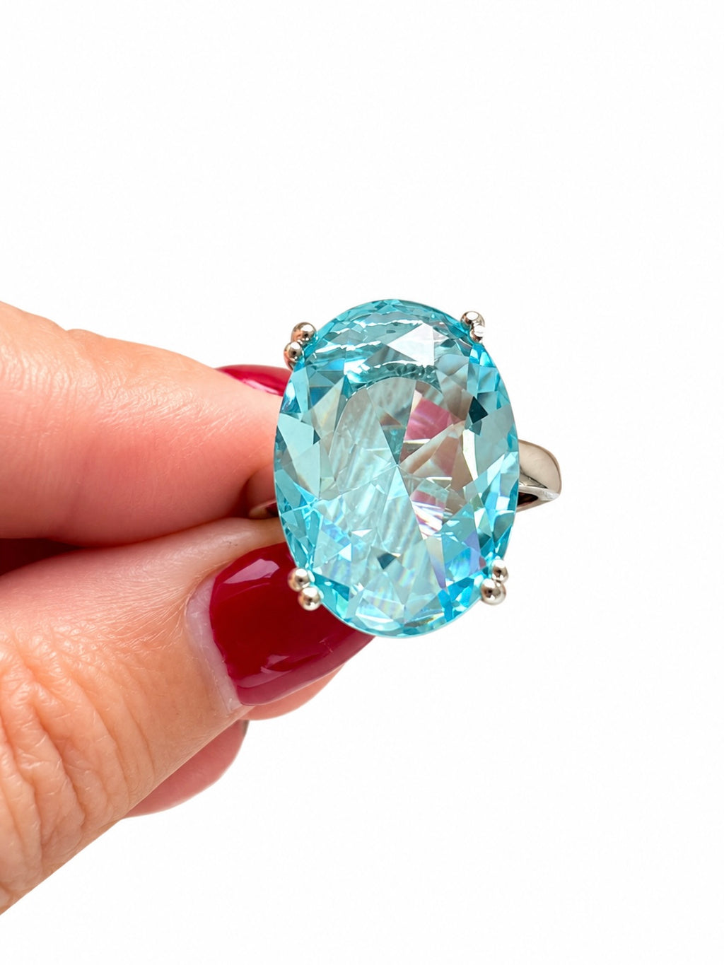 Anello acquamarina
