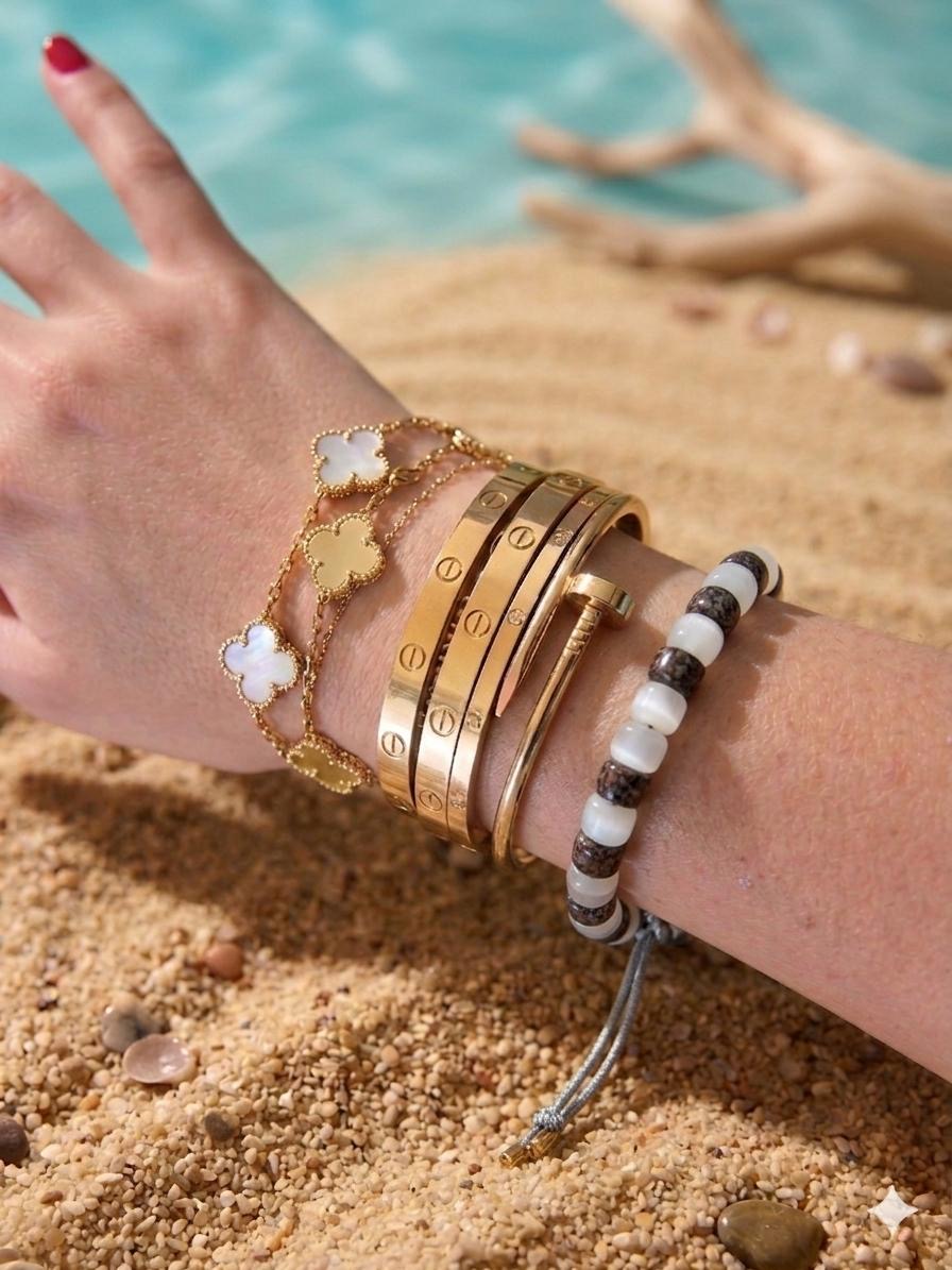 Bracciale beads colorati