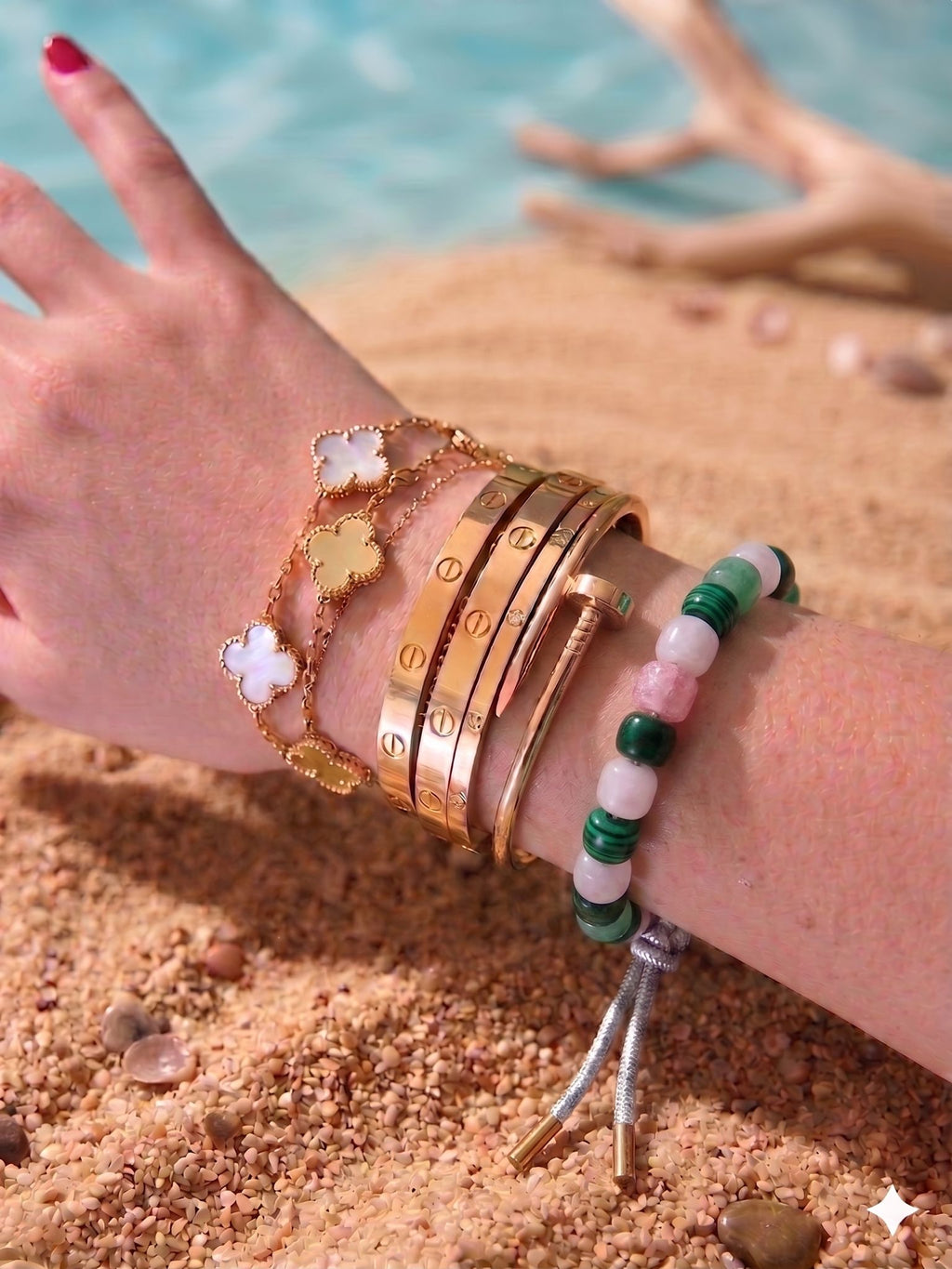 Bracciale beads colorati