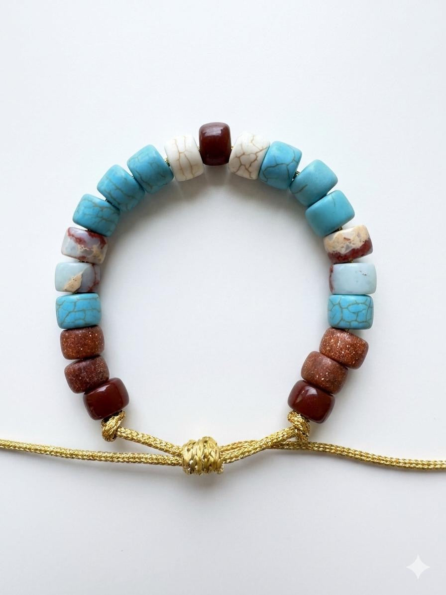 Bracciale beads colorati