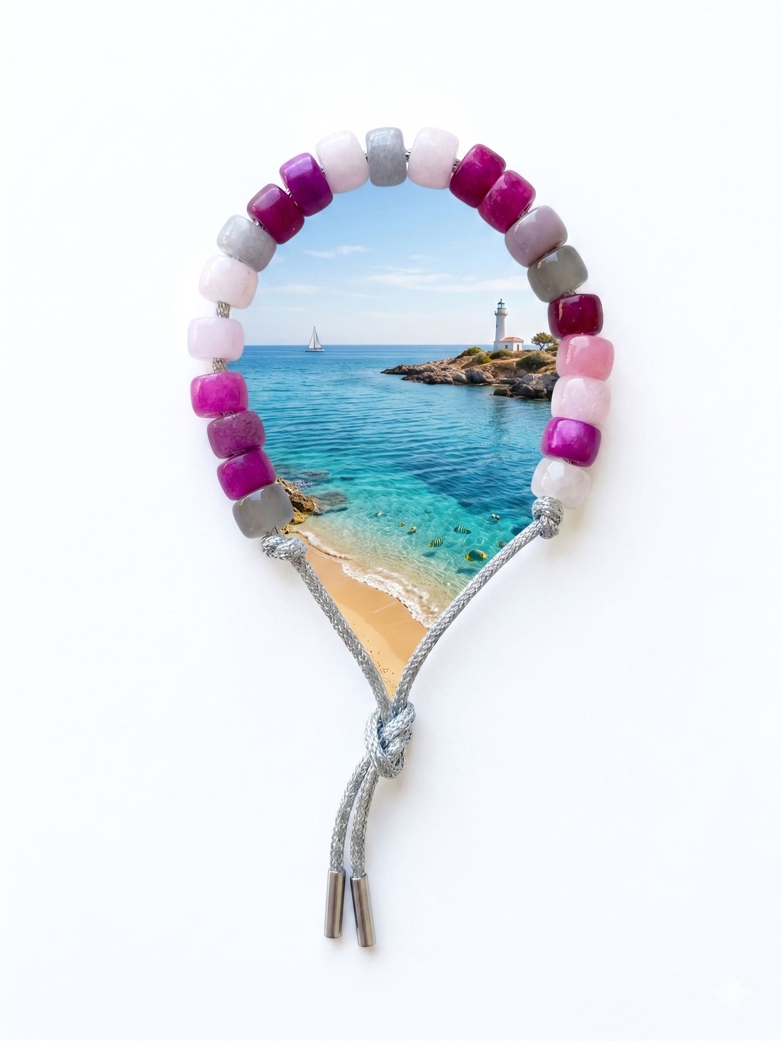 Bracciale beads colorati