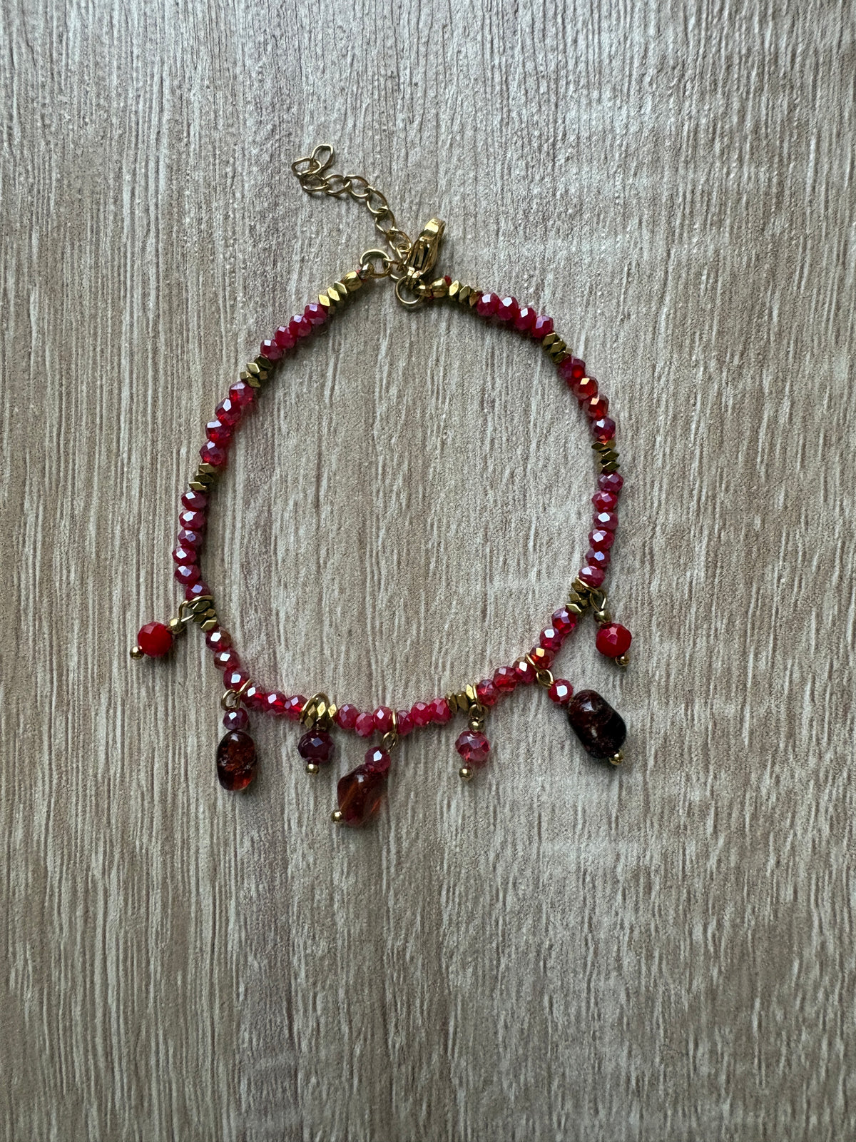 Bracciale cristalli e pietre dure