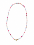 Collana sfere pastello