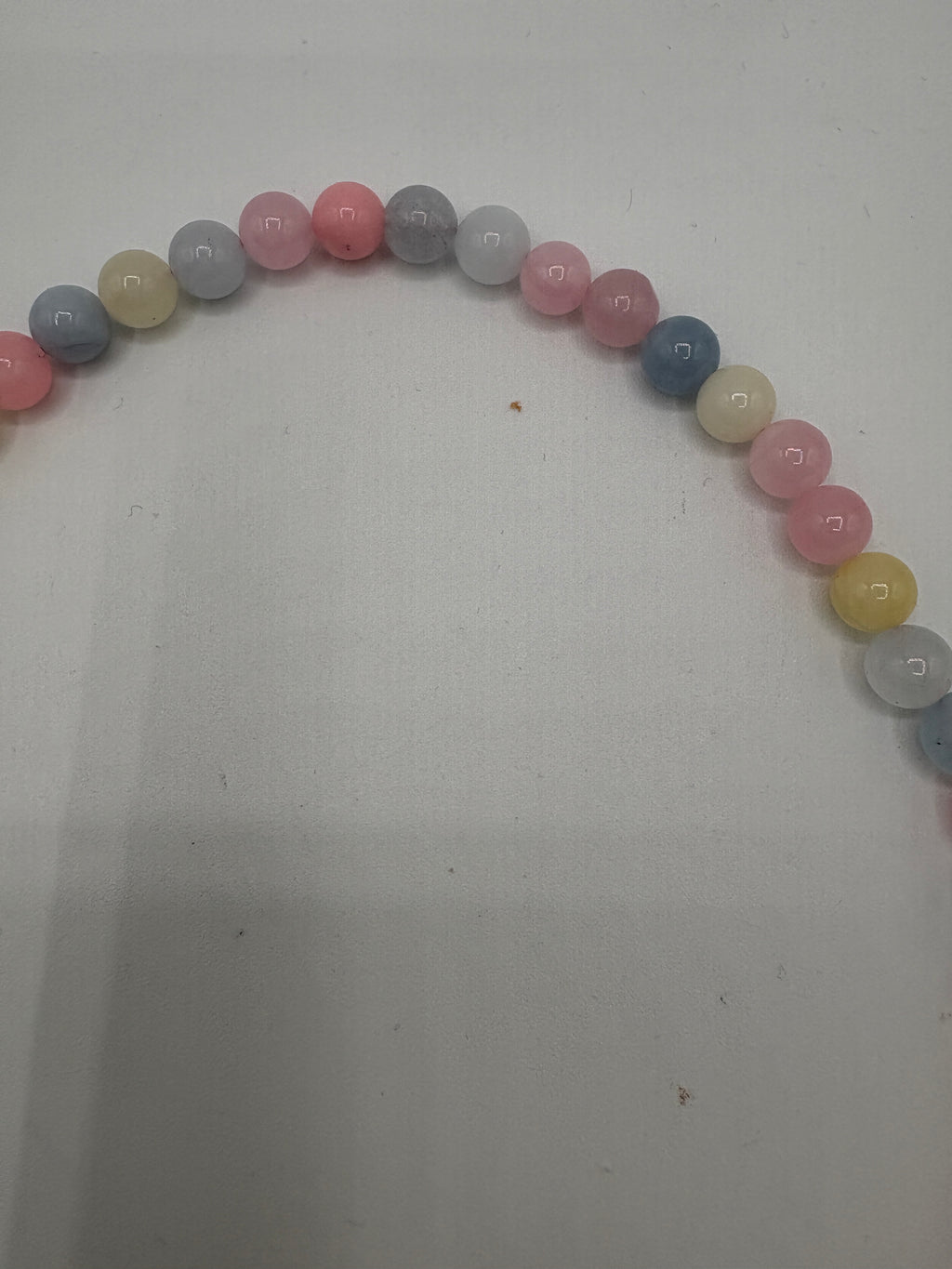 Collana quarzo rosa e Agata colorata