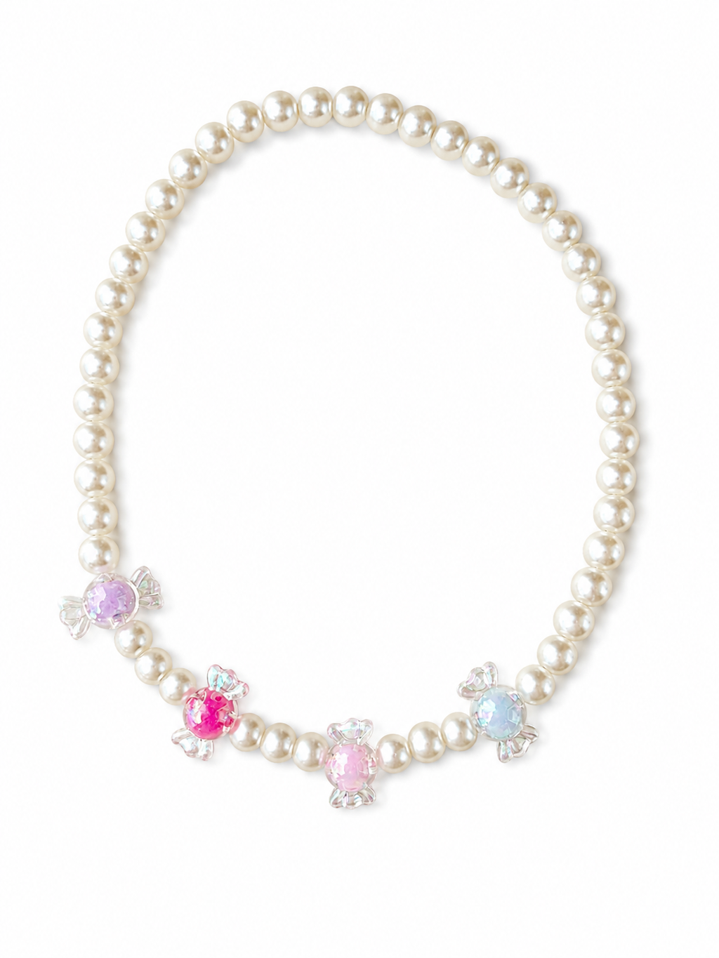 Collana perle e caramelle