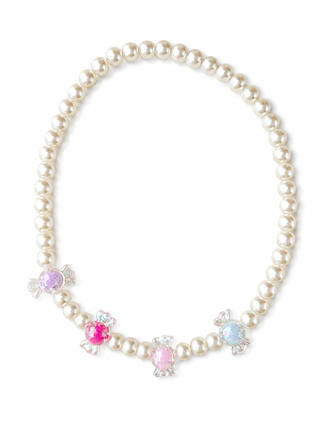 Collana perle e caramelle