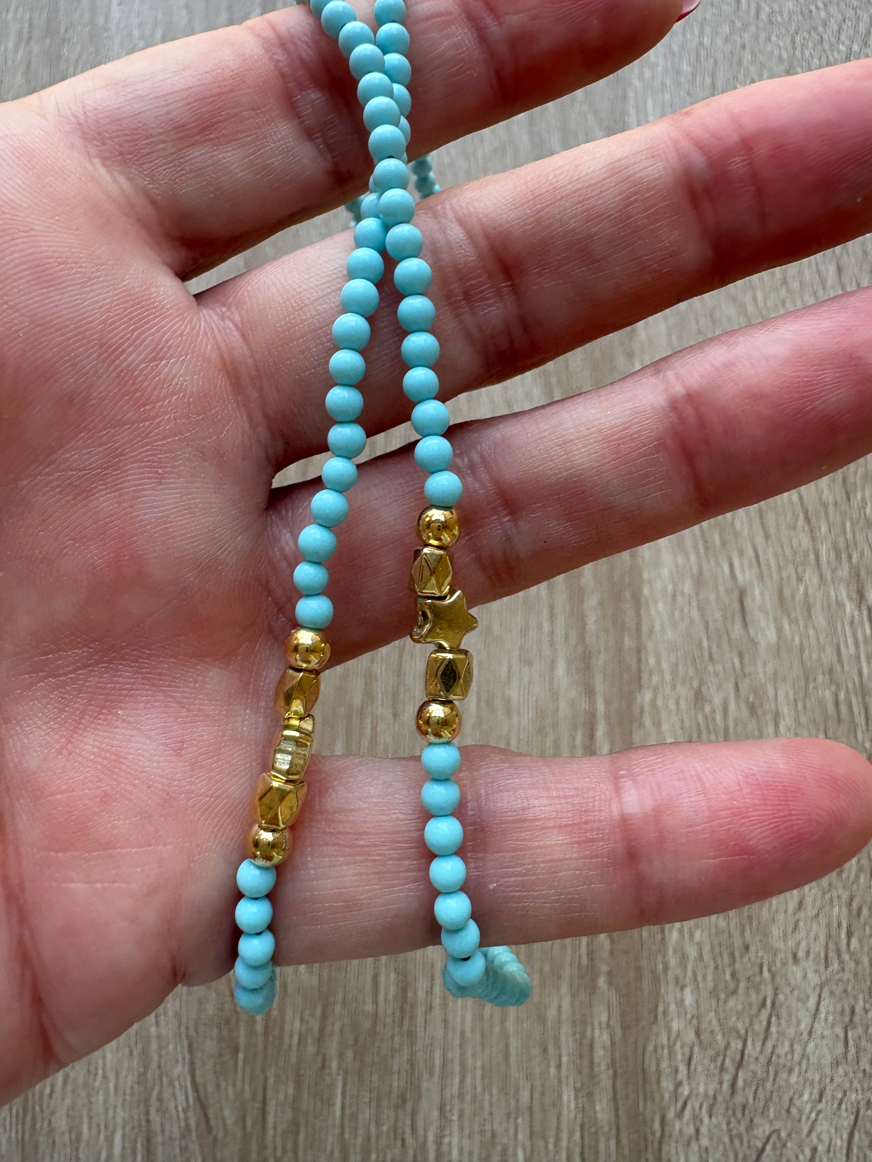 Collana pasta di turchese