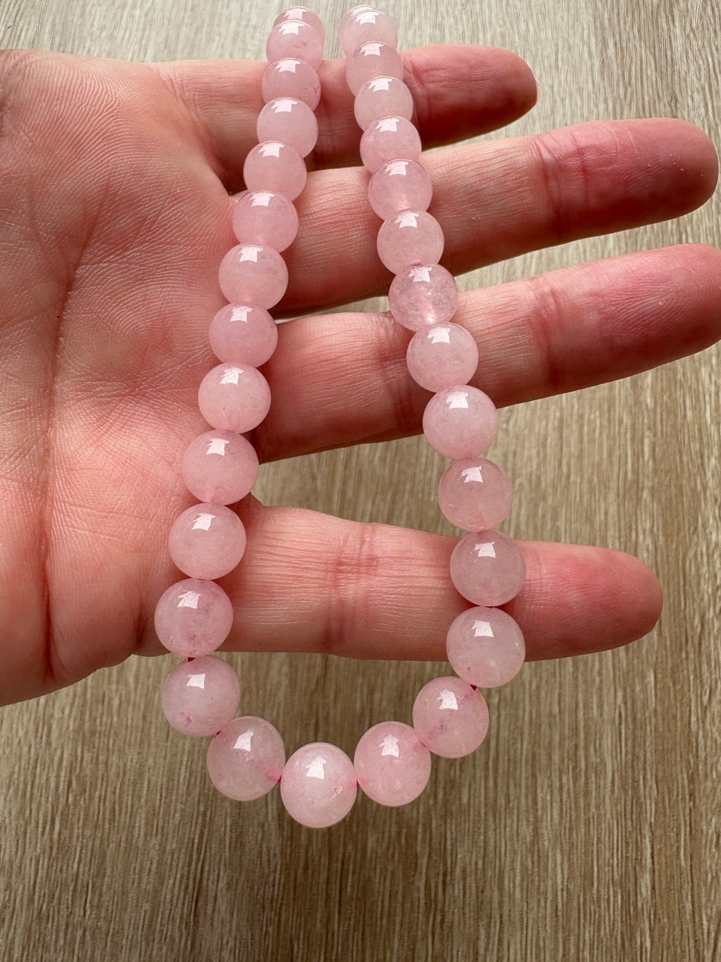 Collana quarzo rosa