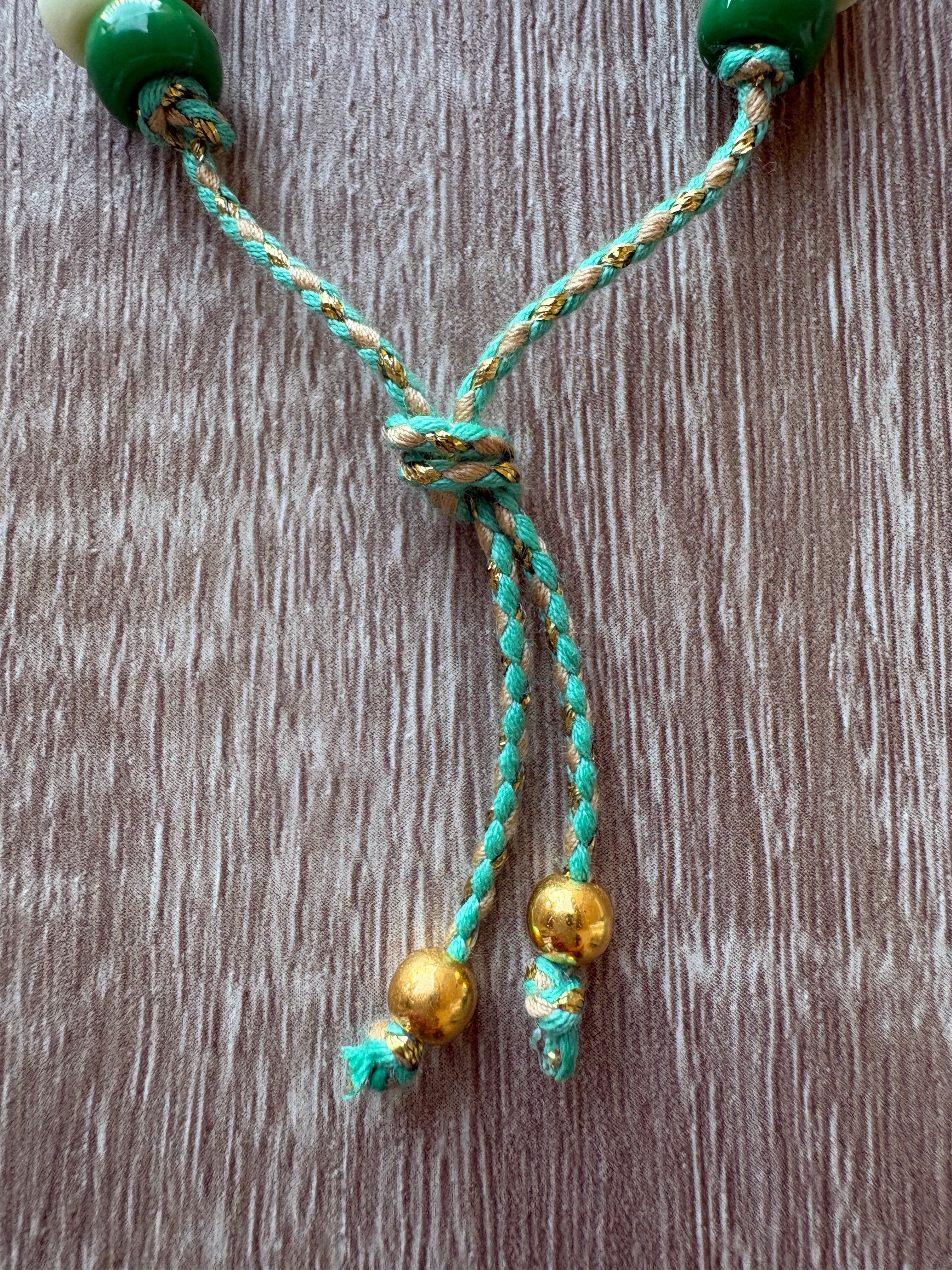 Bracciale beads perline maxi