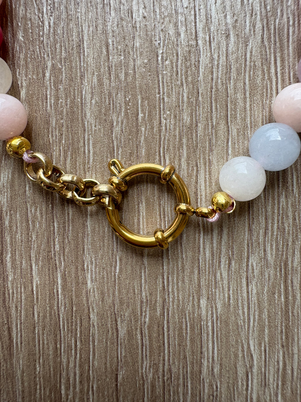 Bracciale sfere pastello