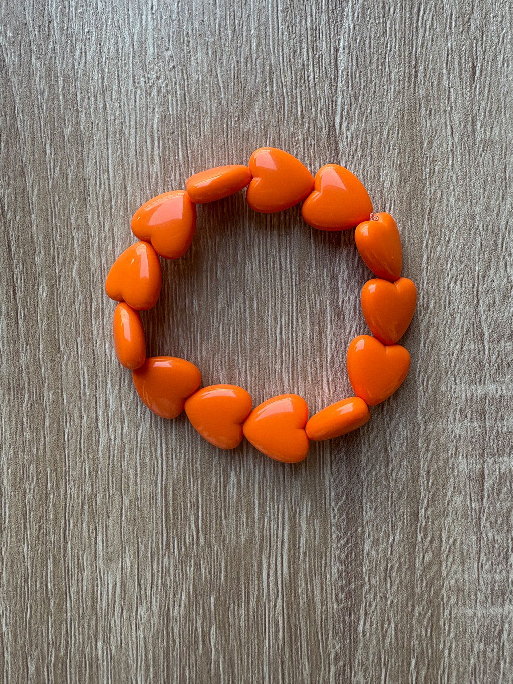 Bracciale cuori resina