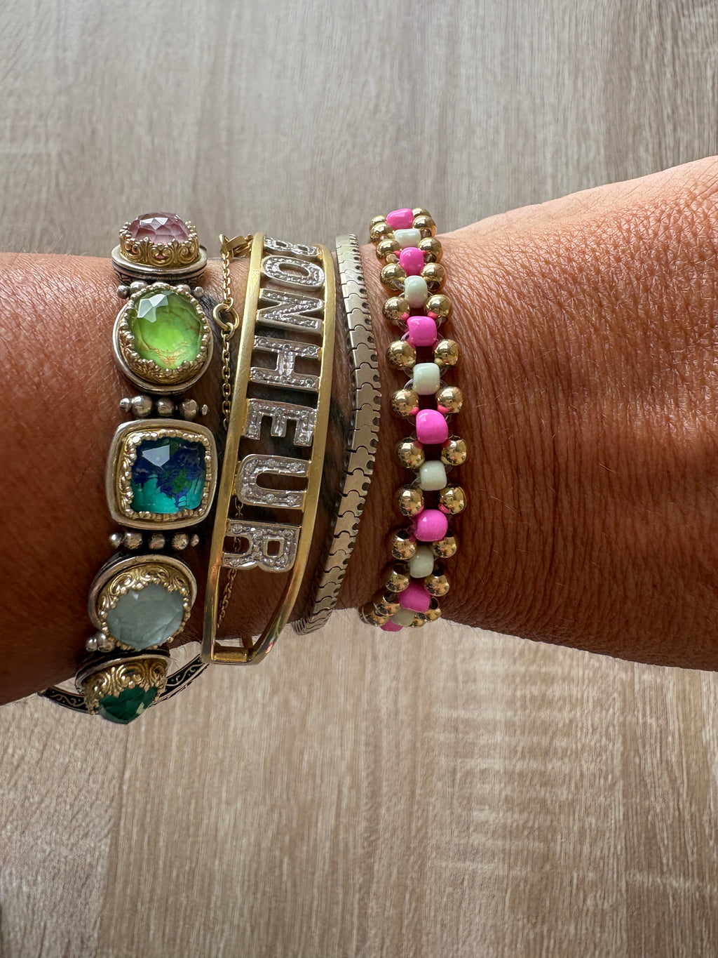 Bracciale intrecciato a mano