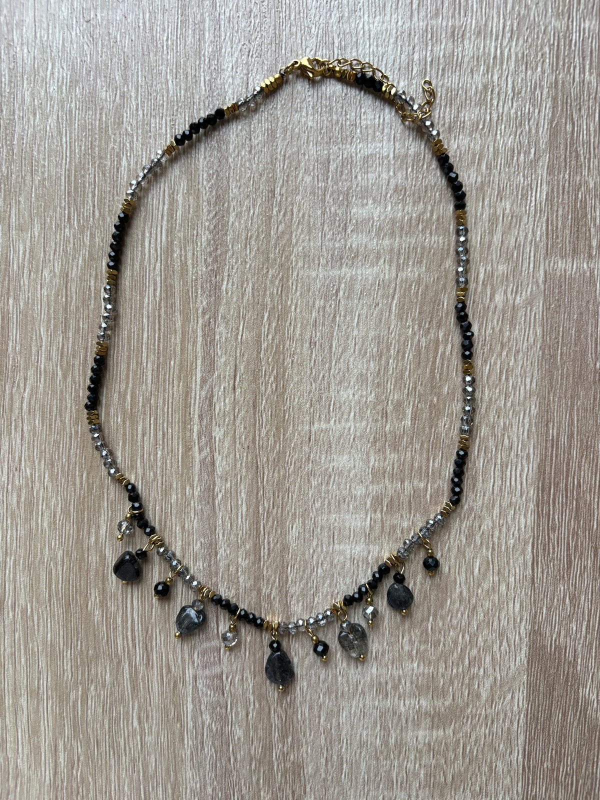 Collana cristalli e pietre dure