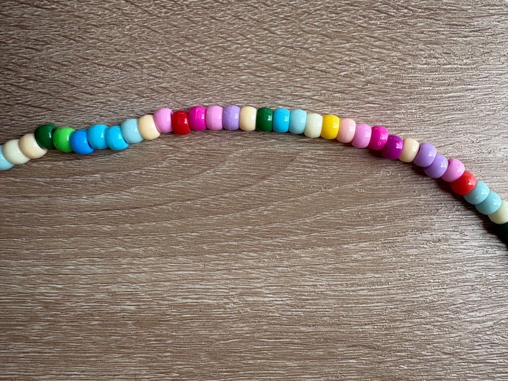 Collana beads perline multicolor