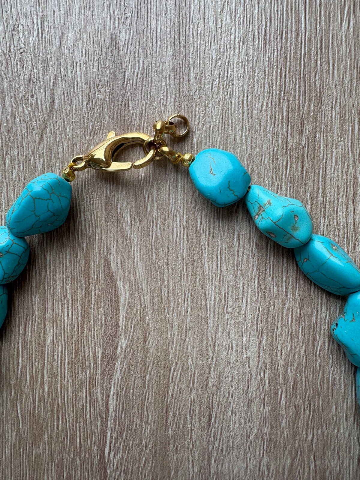 Collana maxi turchese