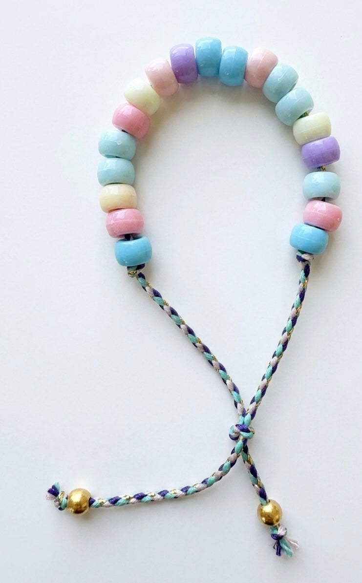 Bracciale beads maxi perline