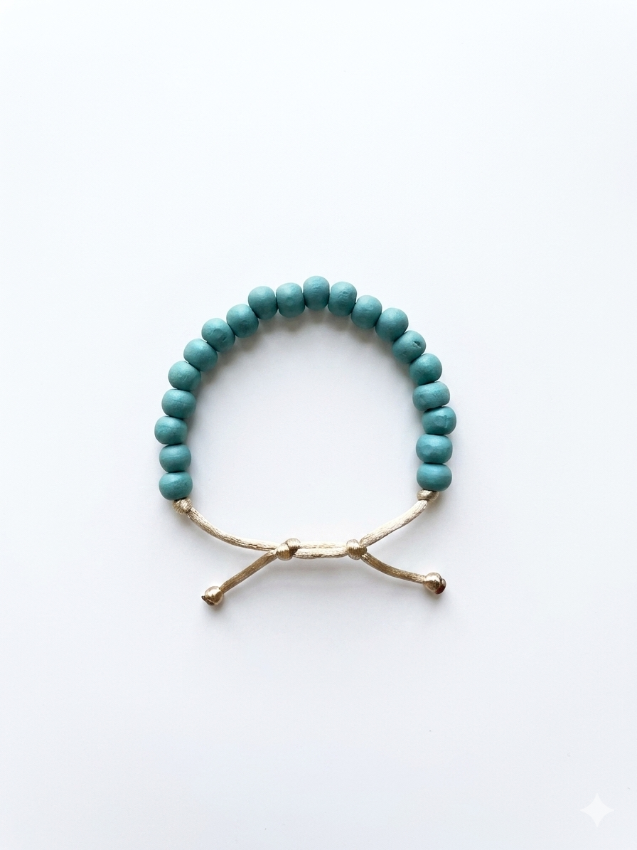 Bracciale sfere in legno