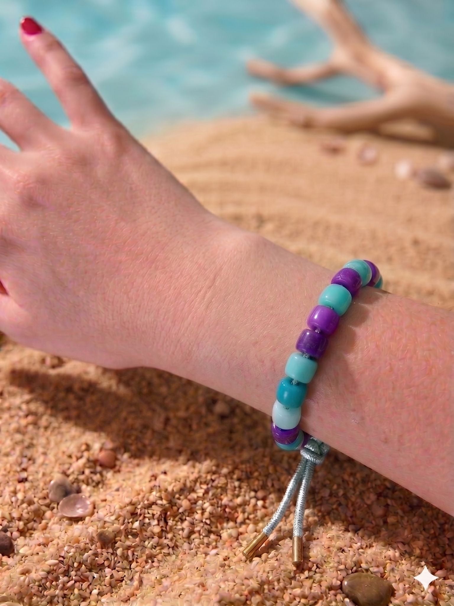 Bracciale beads colorati