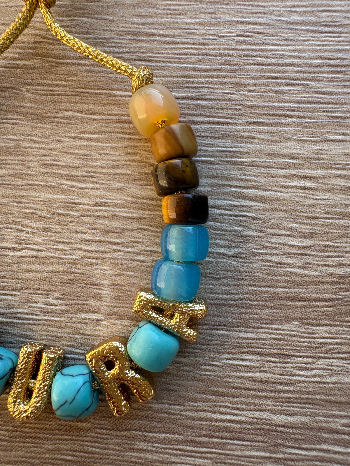 Bracciale beads con nome