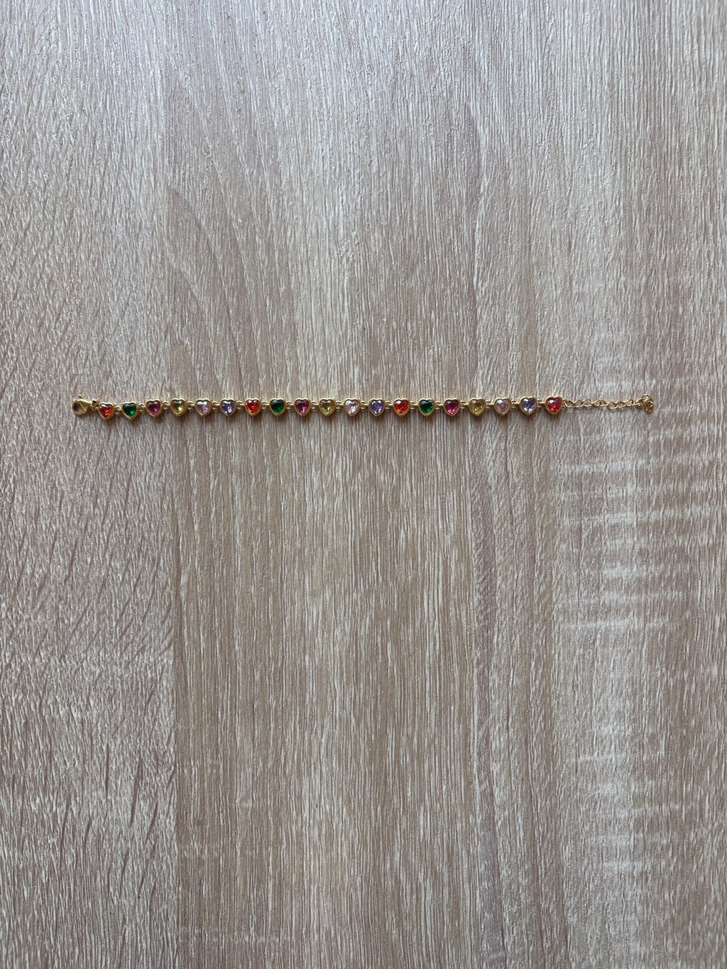 Bracciale tennis Heart Multicolor