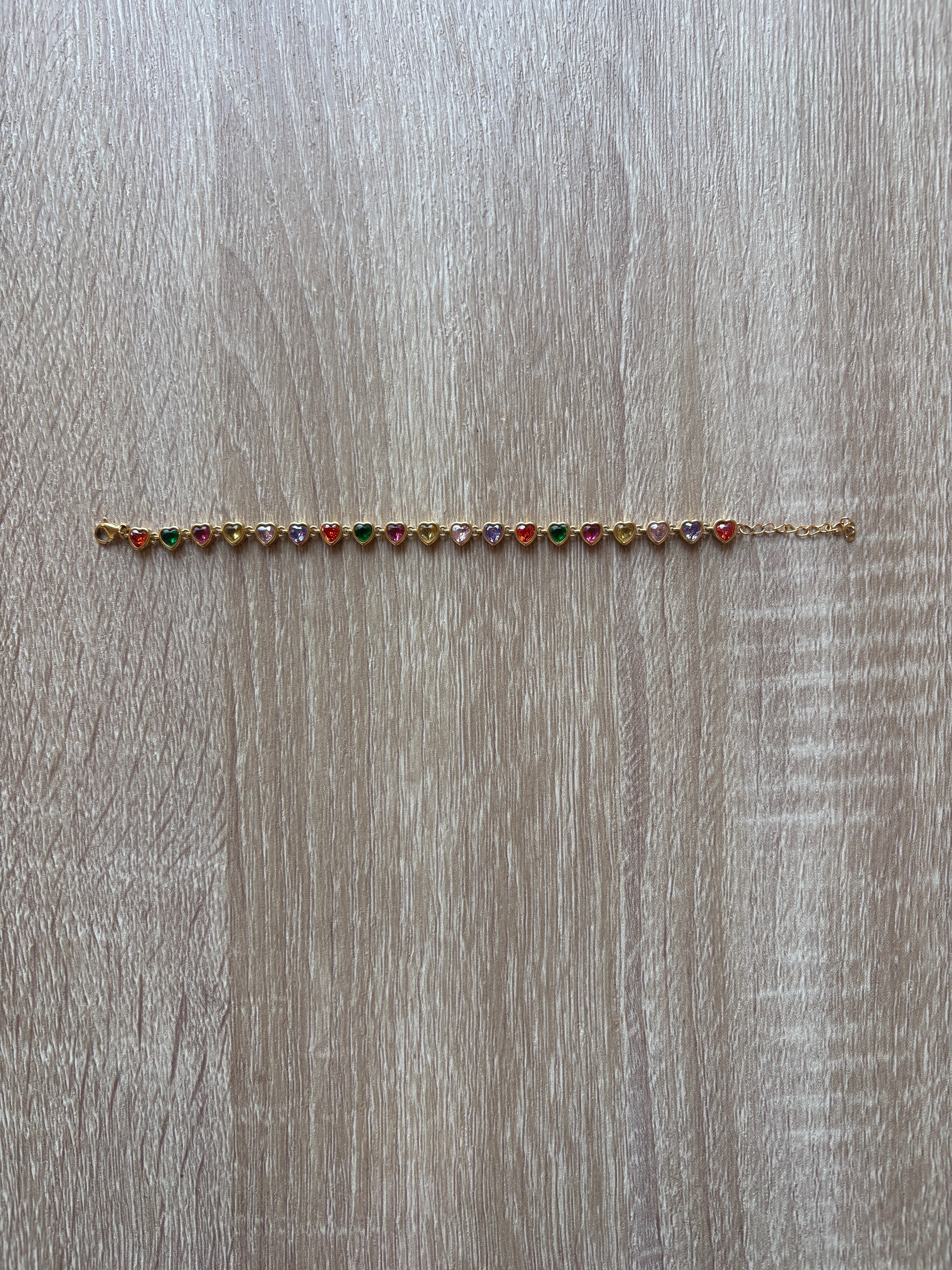 Bracciale tennis Heart Multicolor