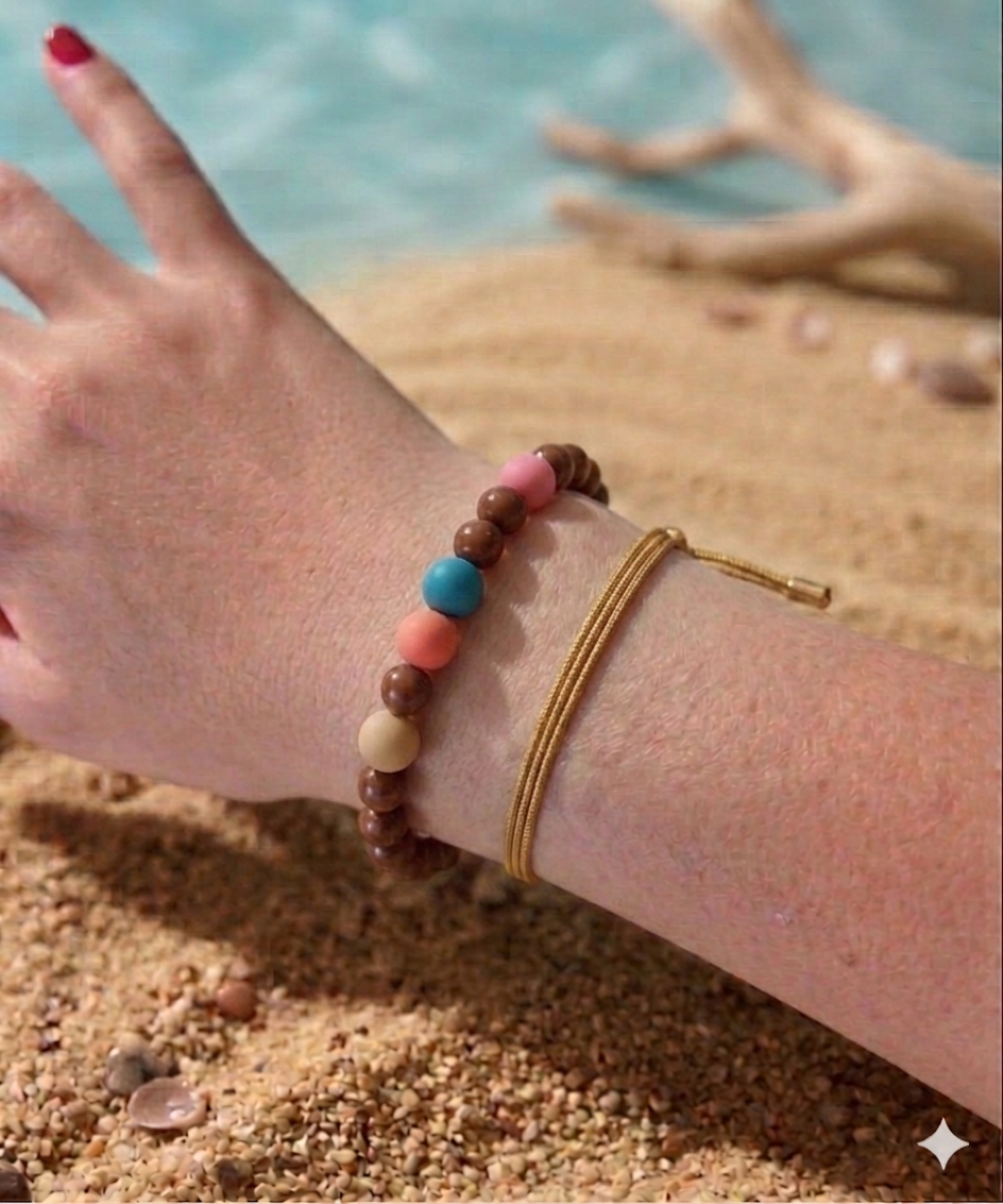 Bracciale sfere in resina
