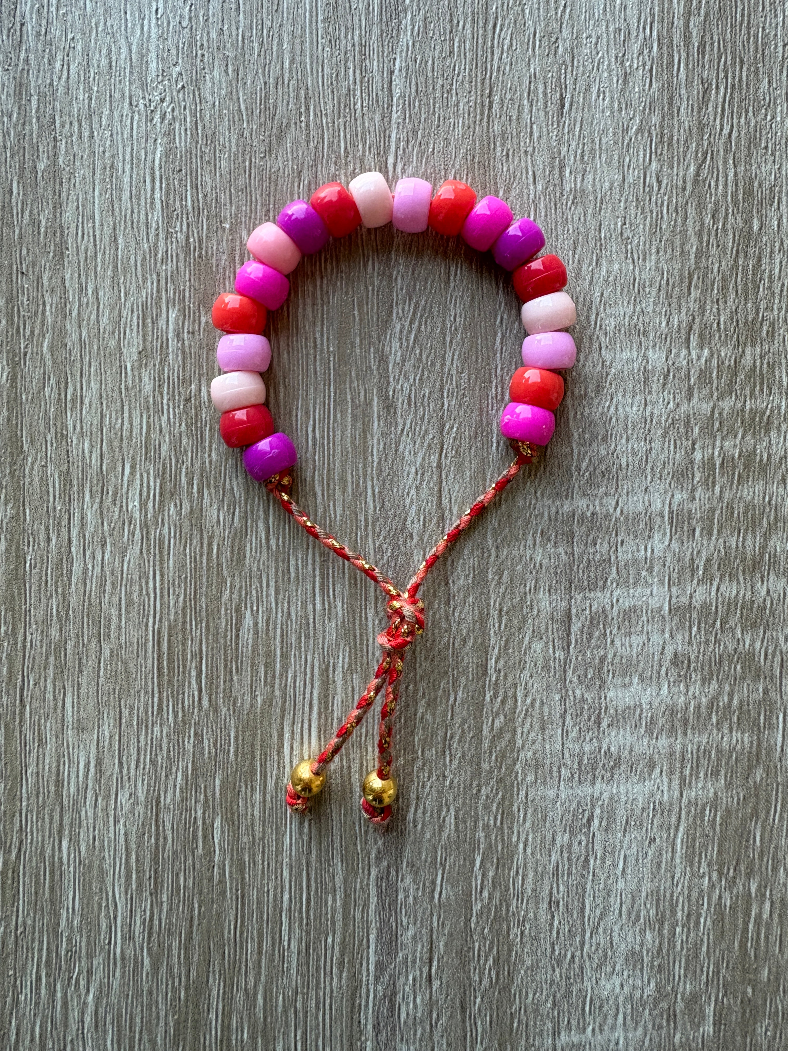 Bracciale beads perline maxi