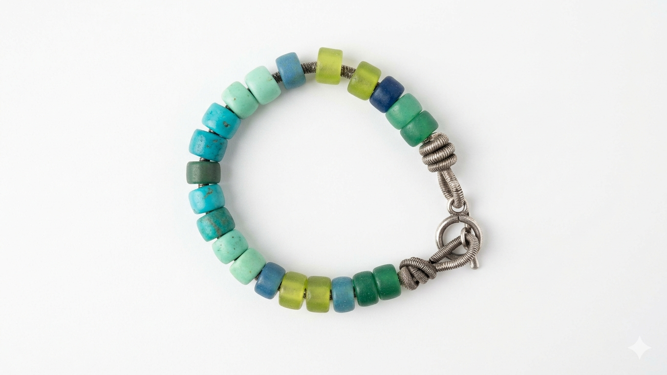 Bracciale beads colorati