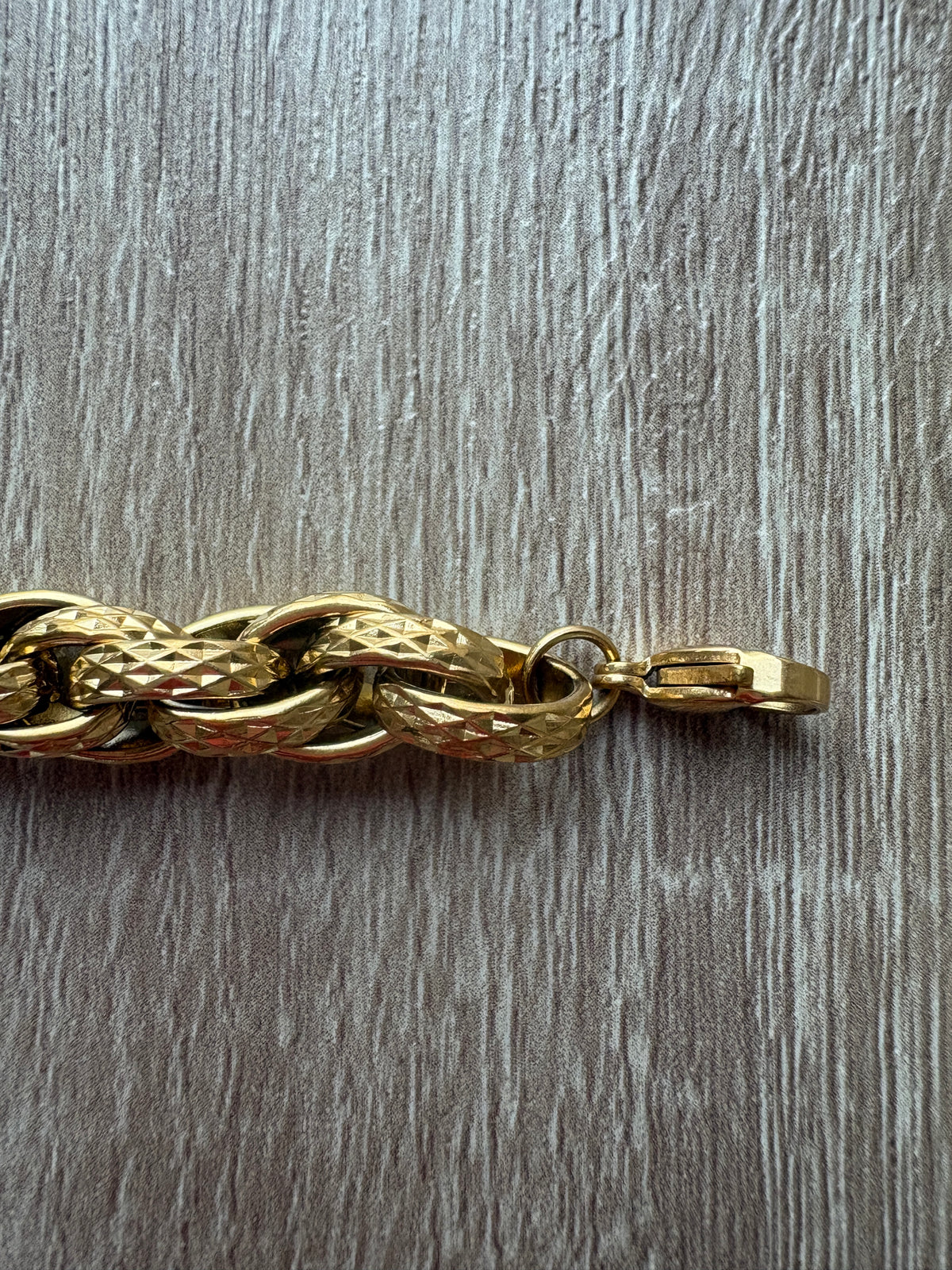 Bracciale chunky gold
