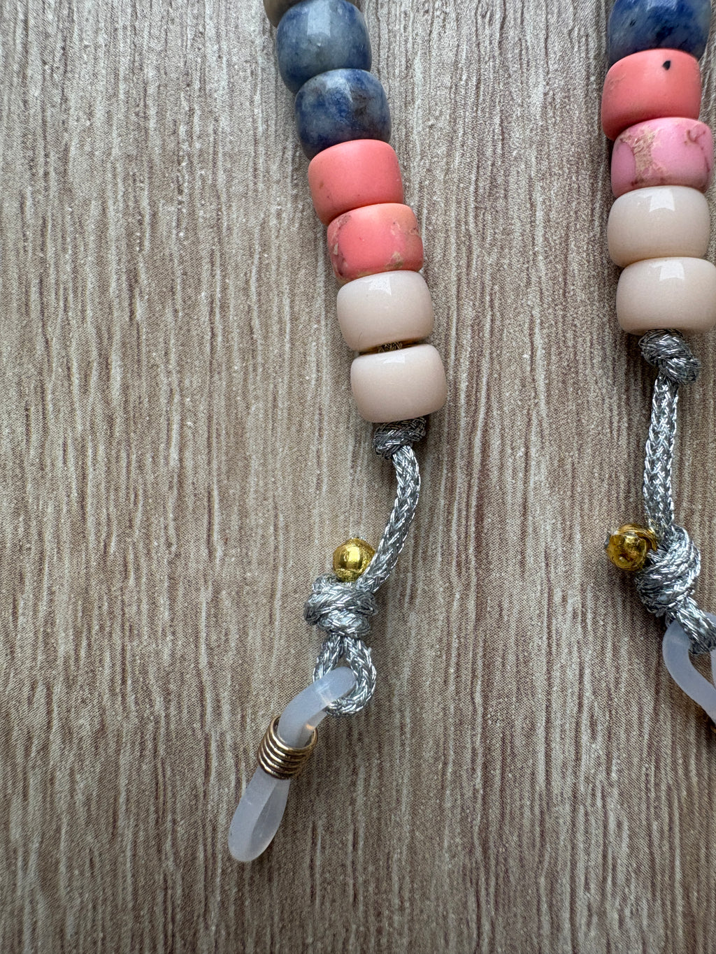 Collana porta occhiali beads colorati
