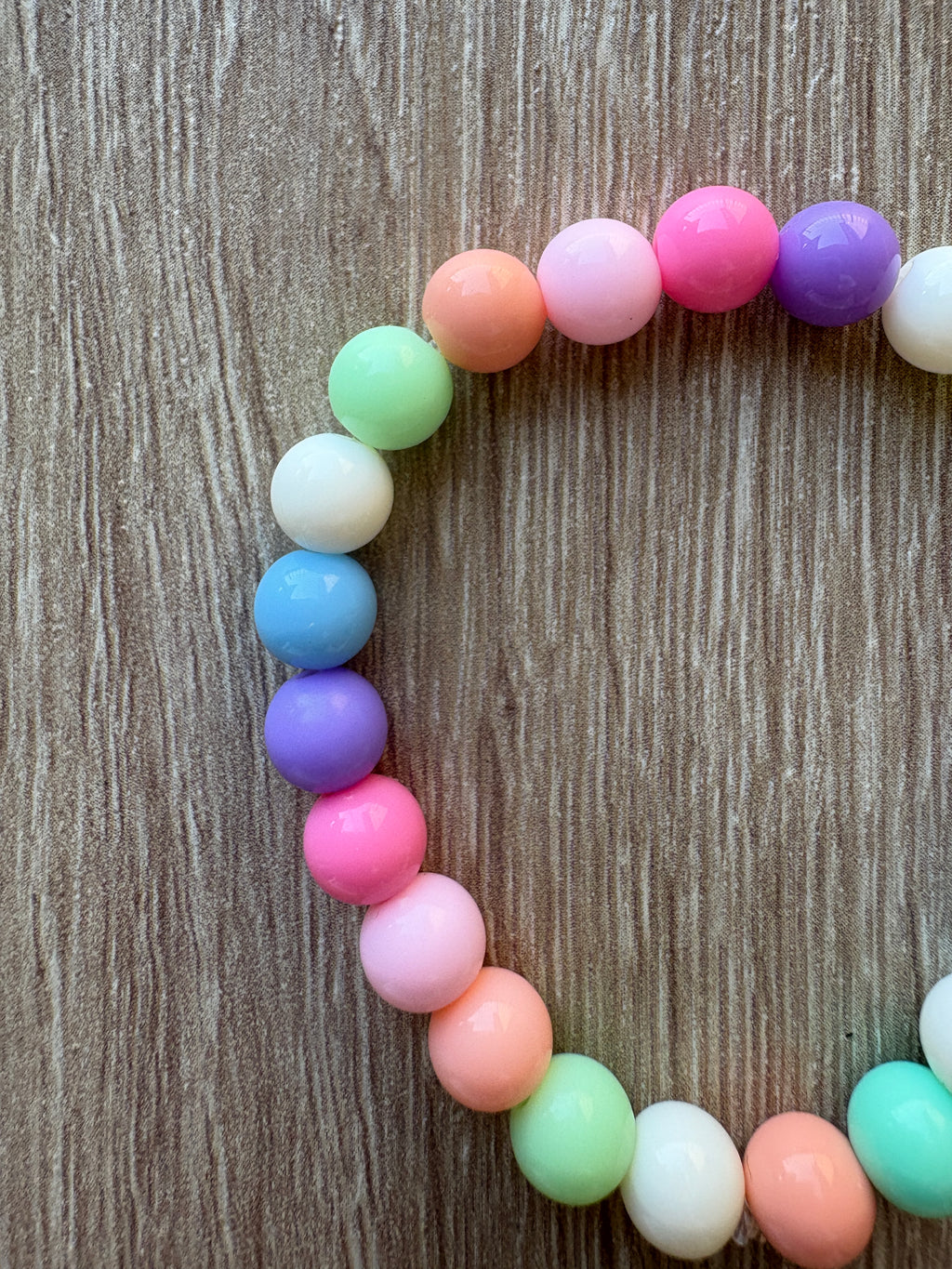 Bracciale sfere resina