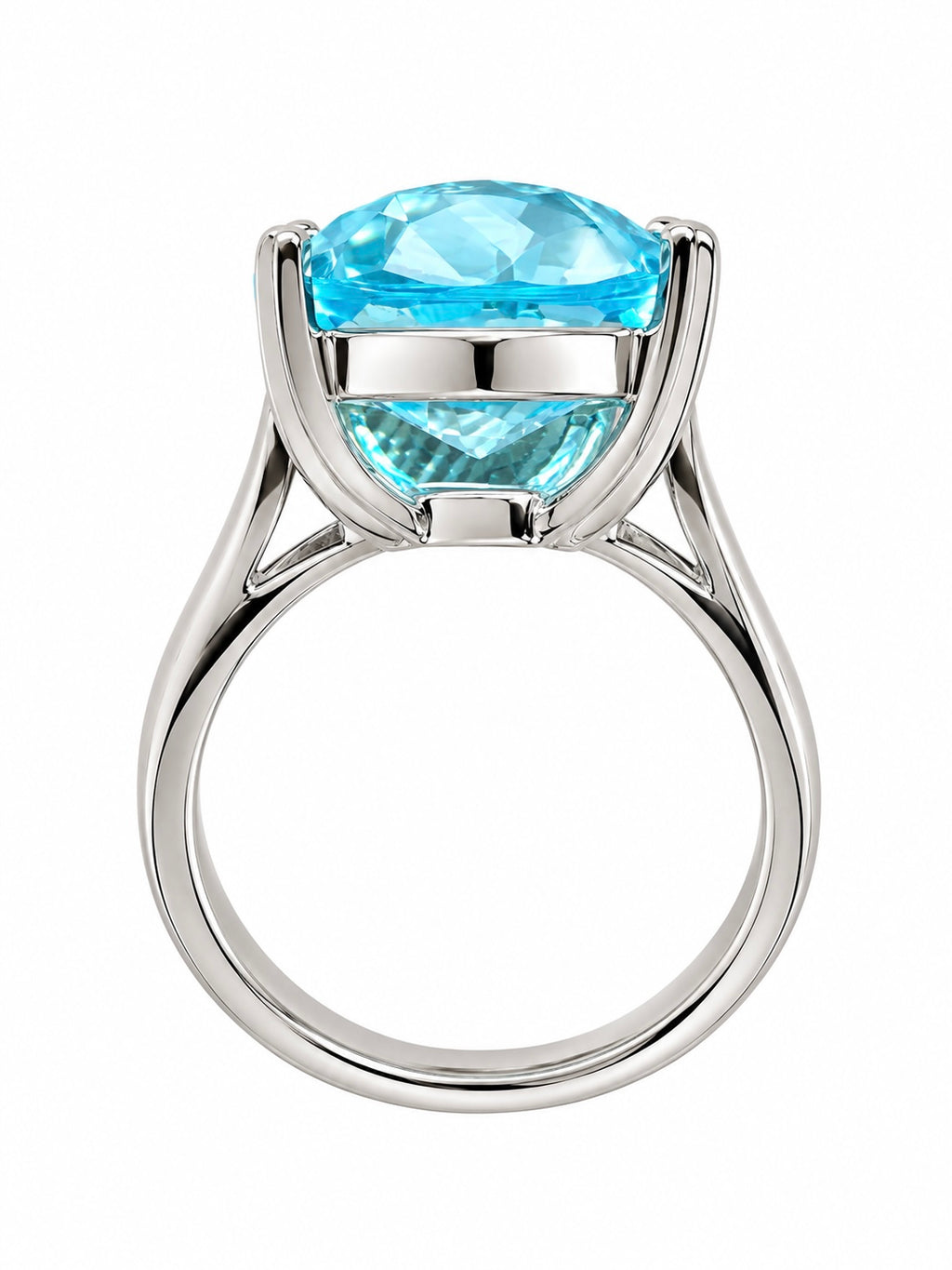Anello acquamarina