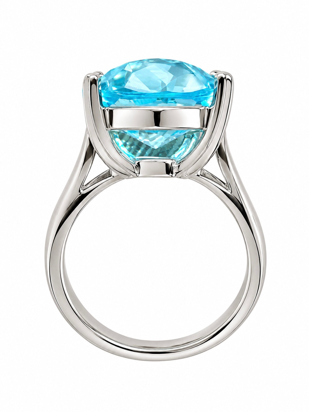 Anello acquamarina