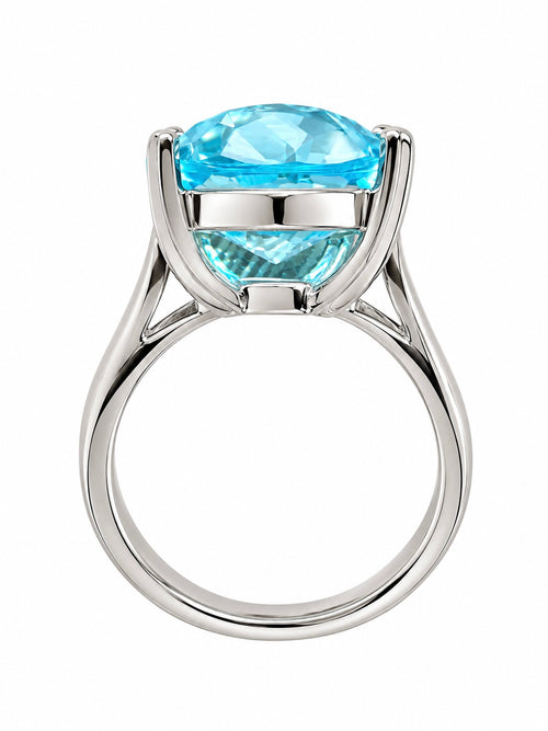 Anello acquamarina