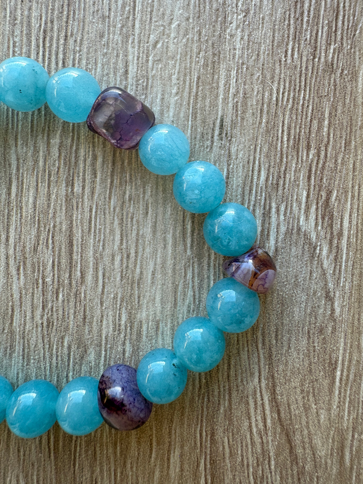 Bracciale quarzo e ametista