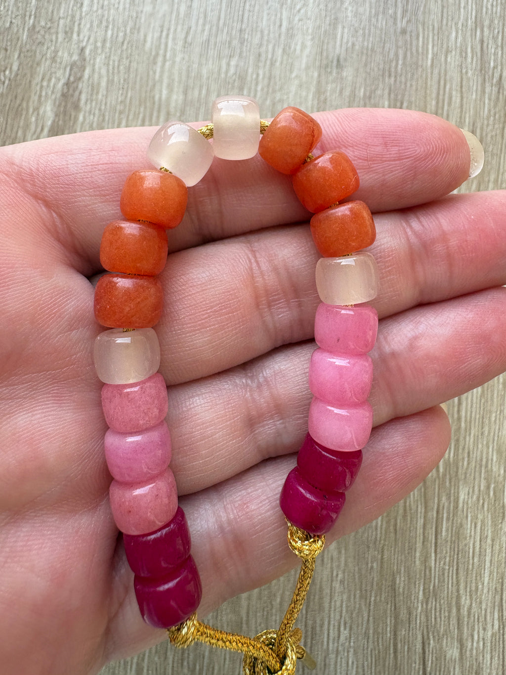 Bracciale beads colorati