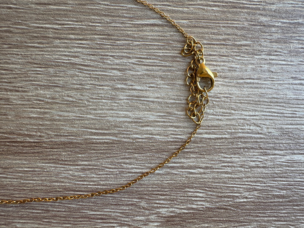 Collana minimal turchese