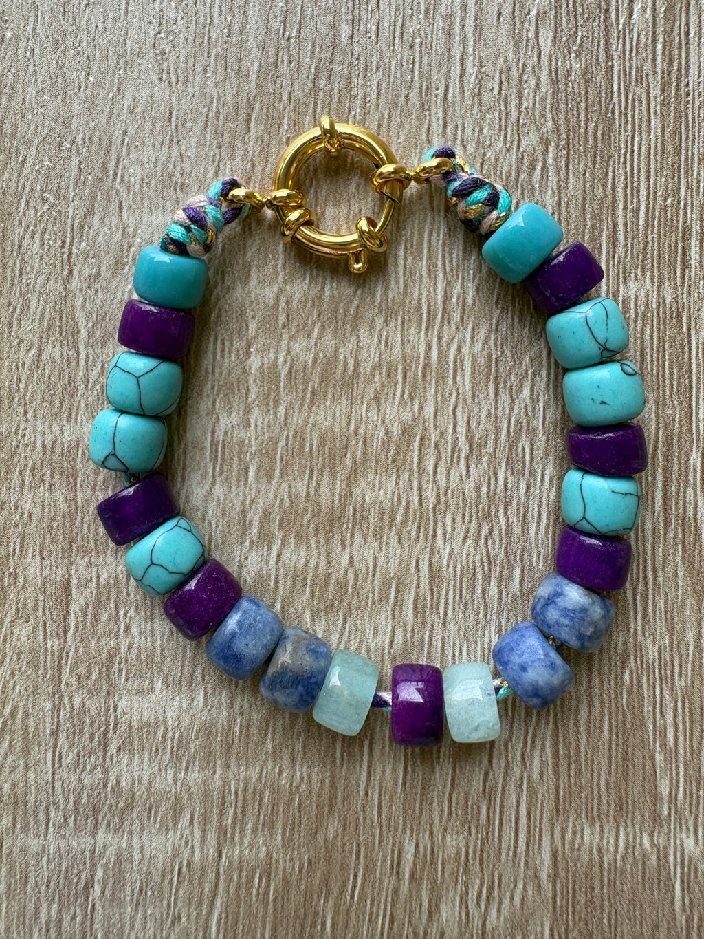 Bracciale beads colorati