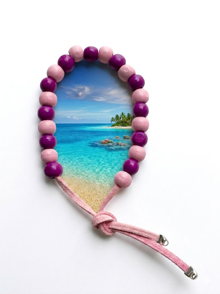 Bracciale sfere in legno