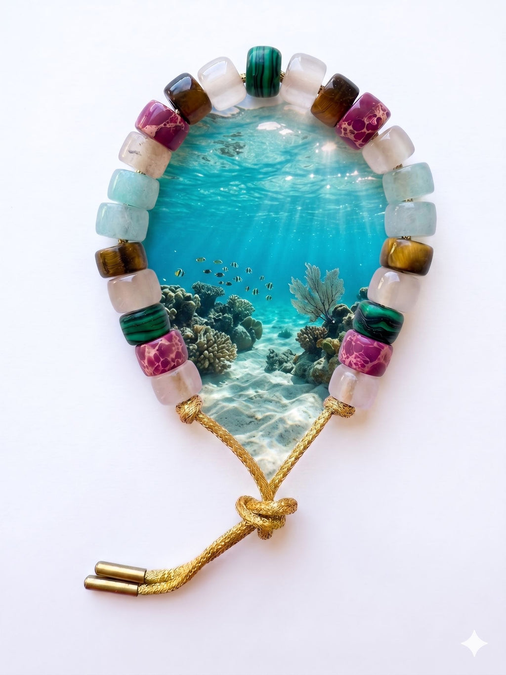 Bracciale beads colorati
