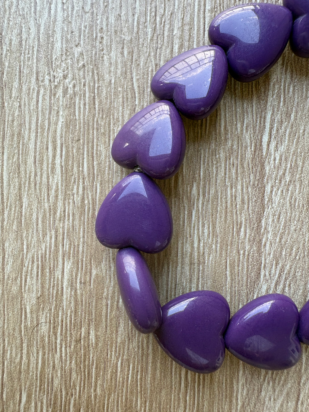 Bracciale cuori resina