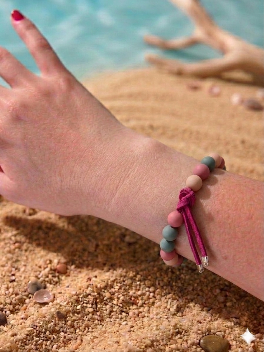Bracciale sfere in resina