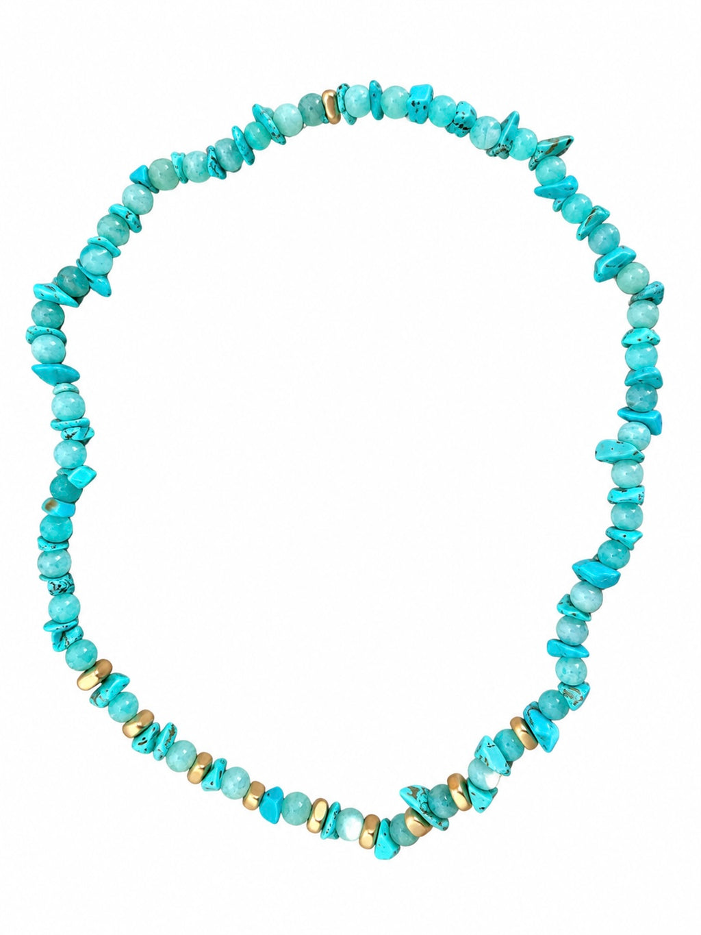 Collana amazonite e turchese
