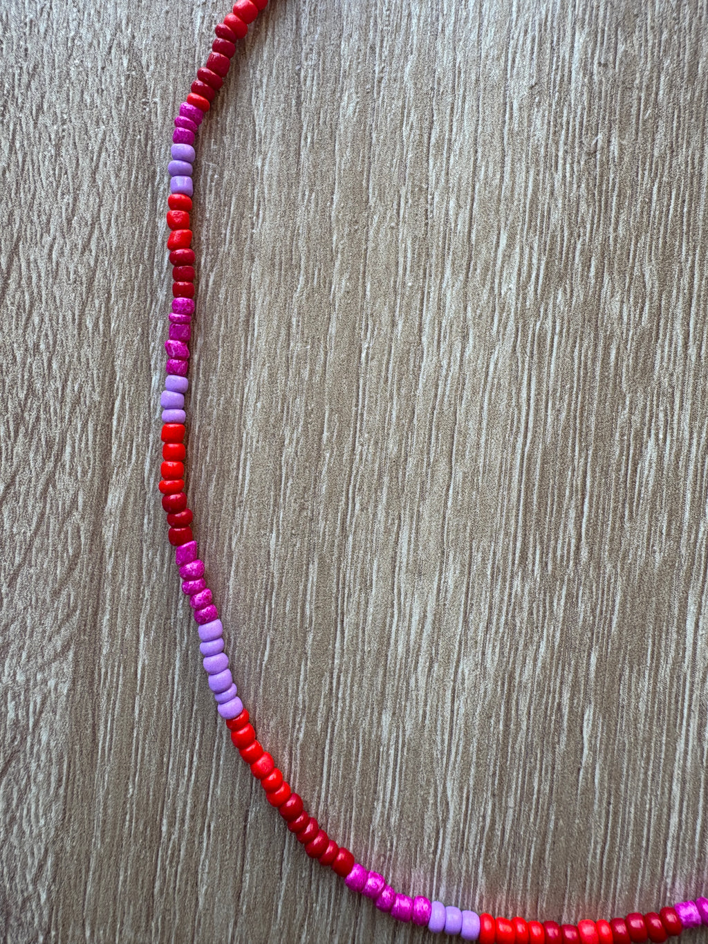Collana perline fatta a mano