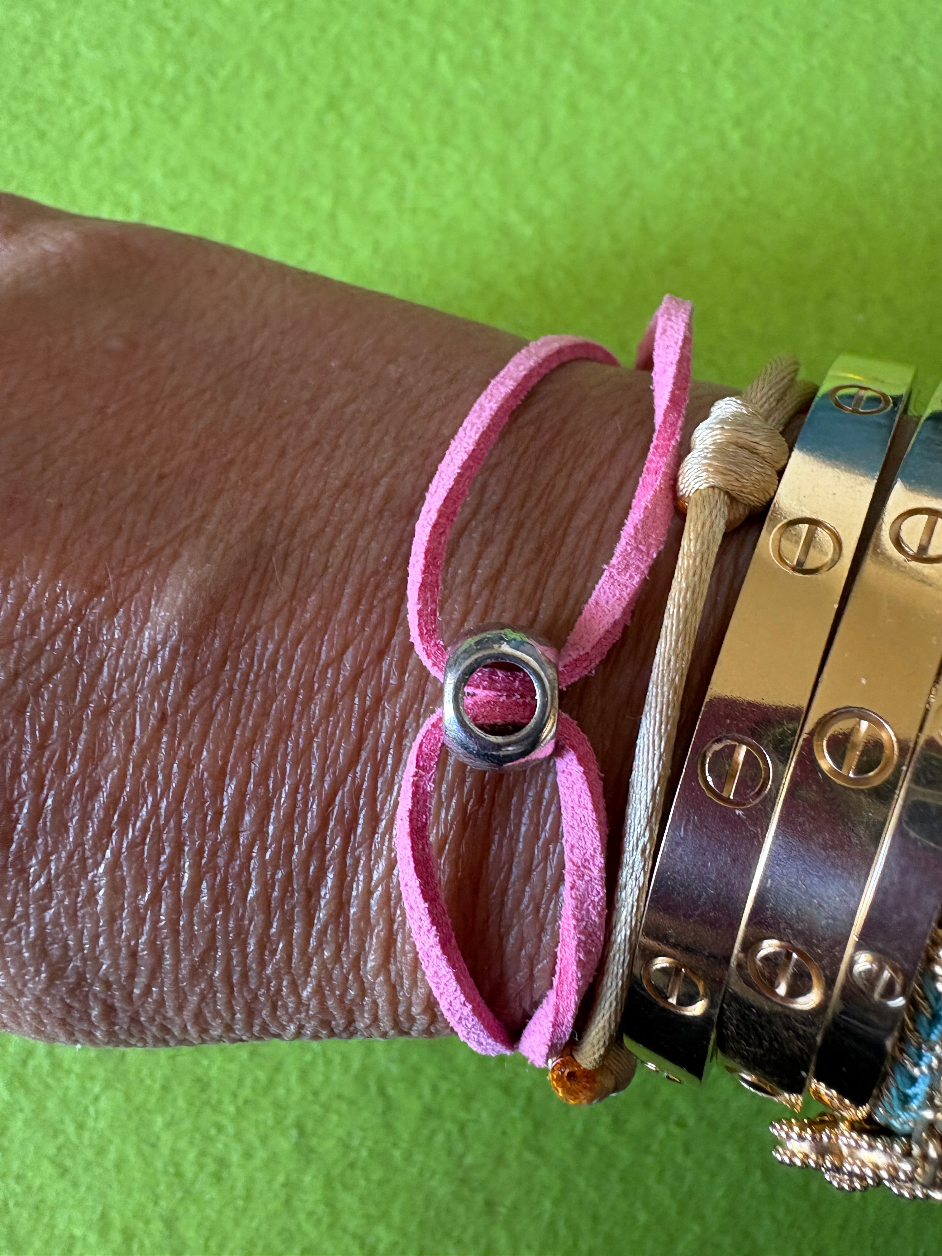 Bracciale con beads centrale