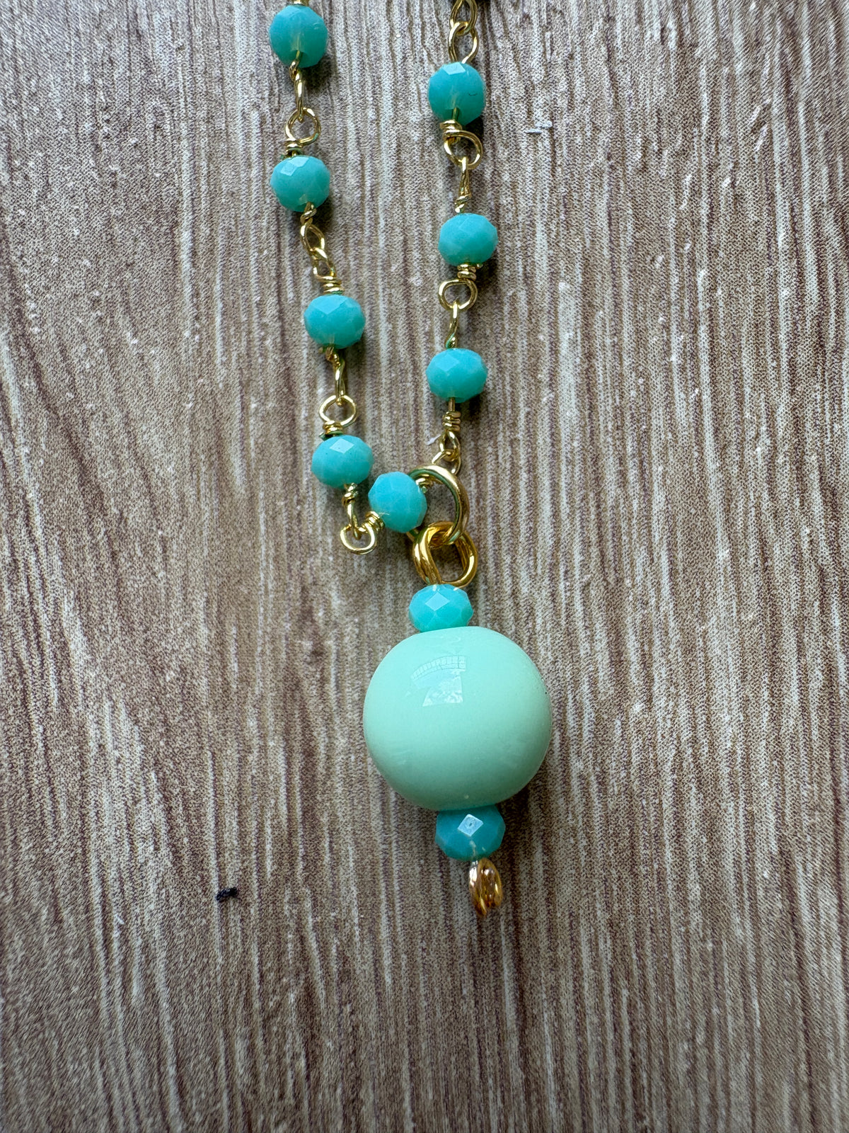 Collana verde mare