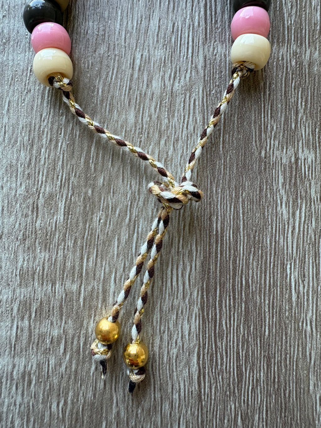 Bracciale beads perline maxi