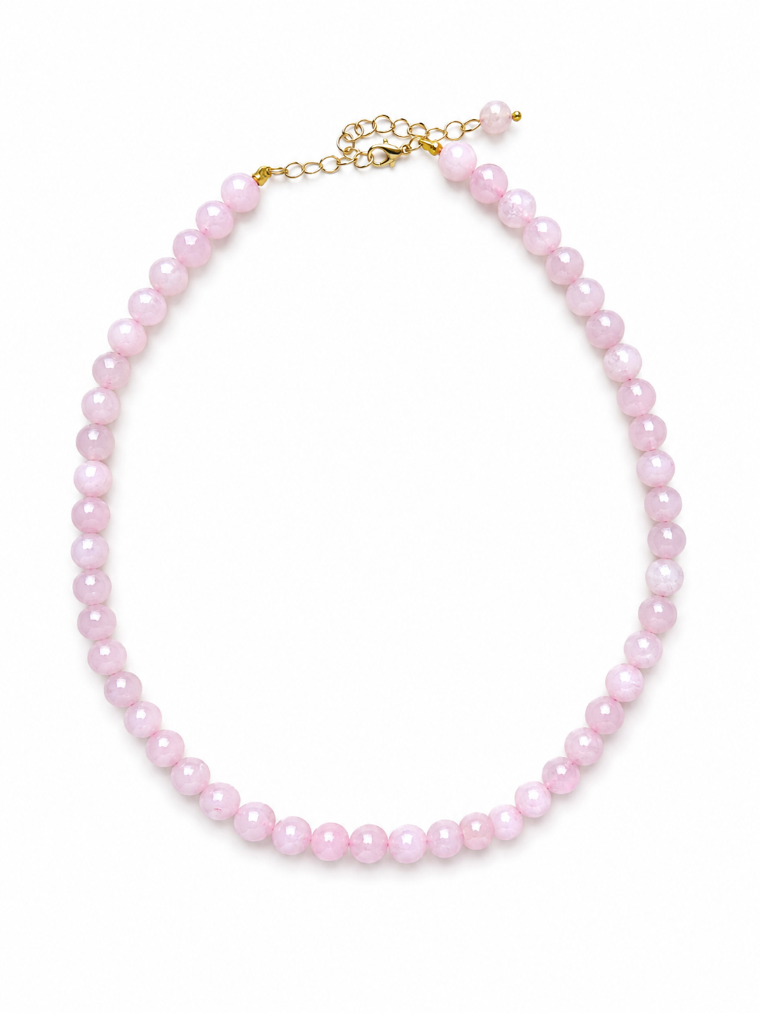 Collana quarzo rosa