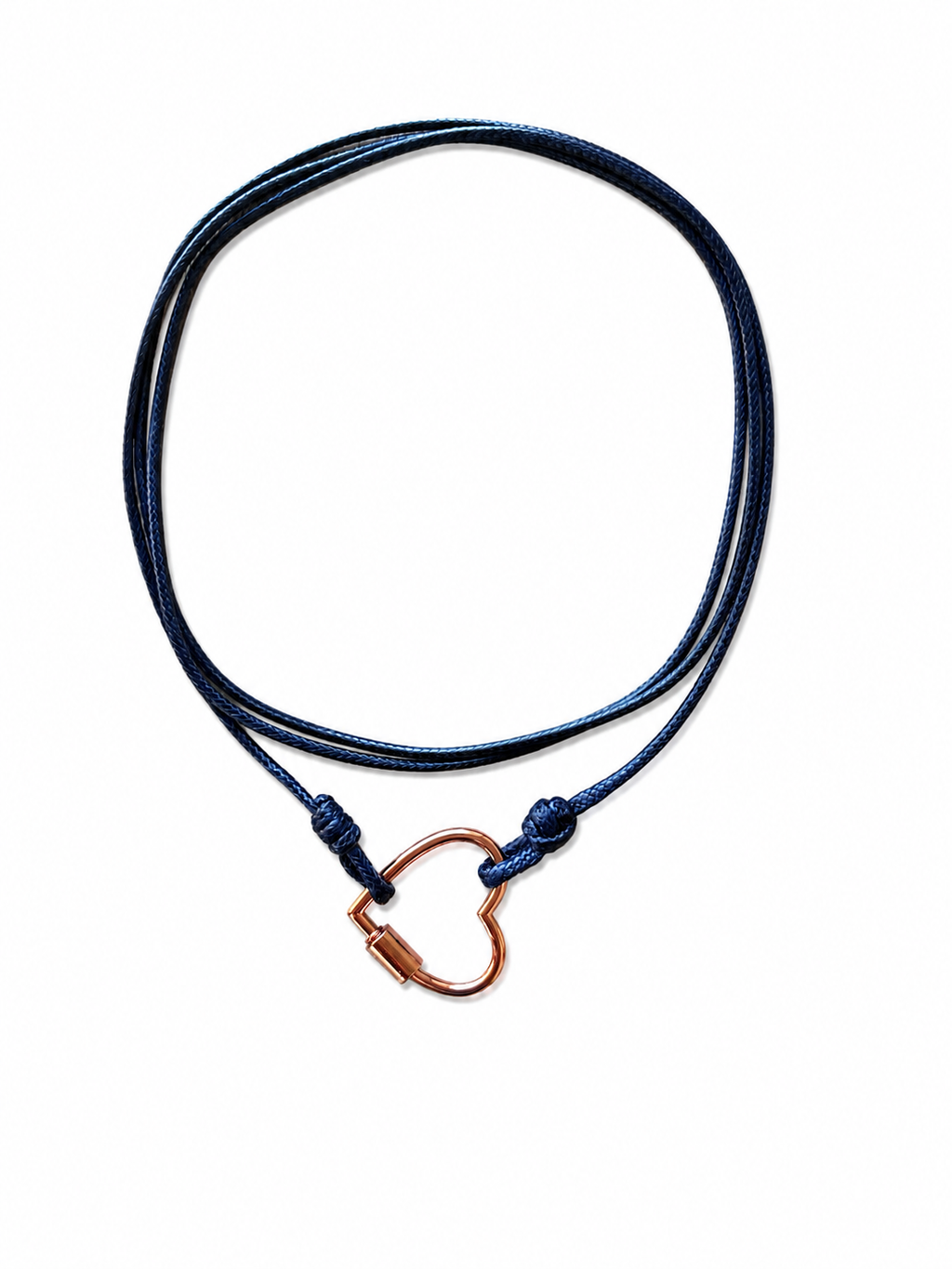 Collana moschettone cuore
